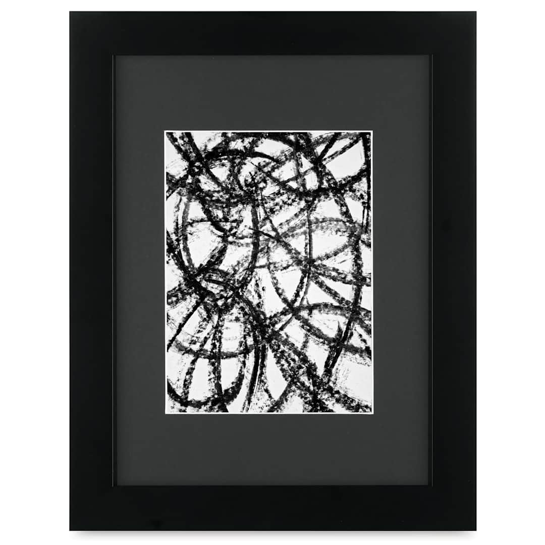 Open in modal - Blick Sheffield Frame - Black w/ Black Mat, 9" x 12"