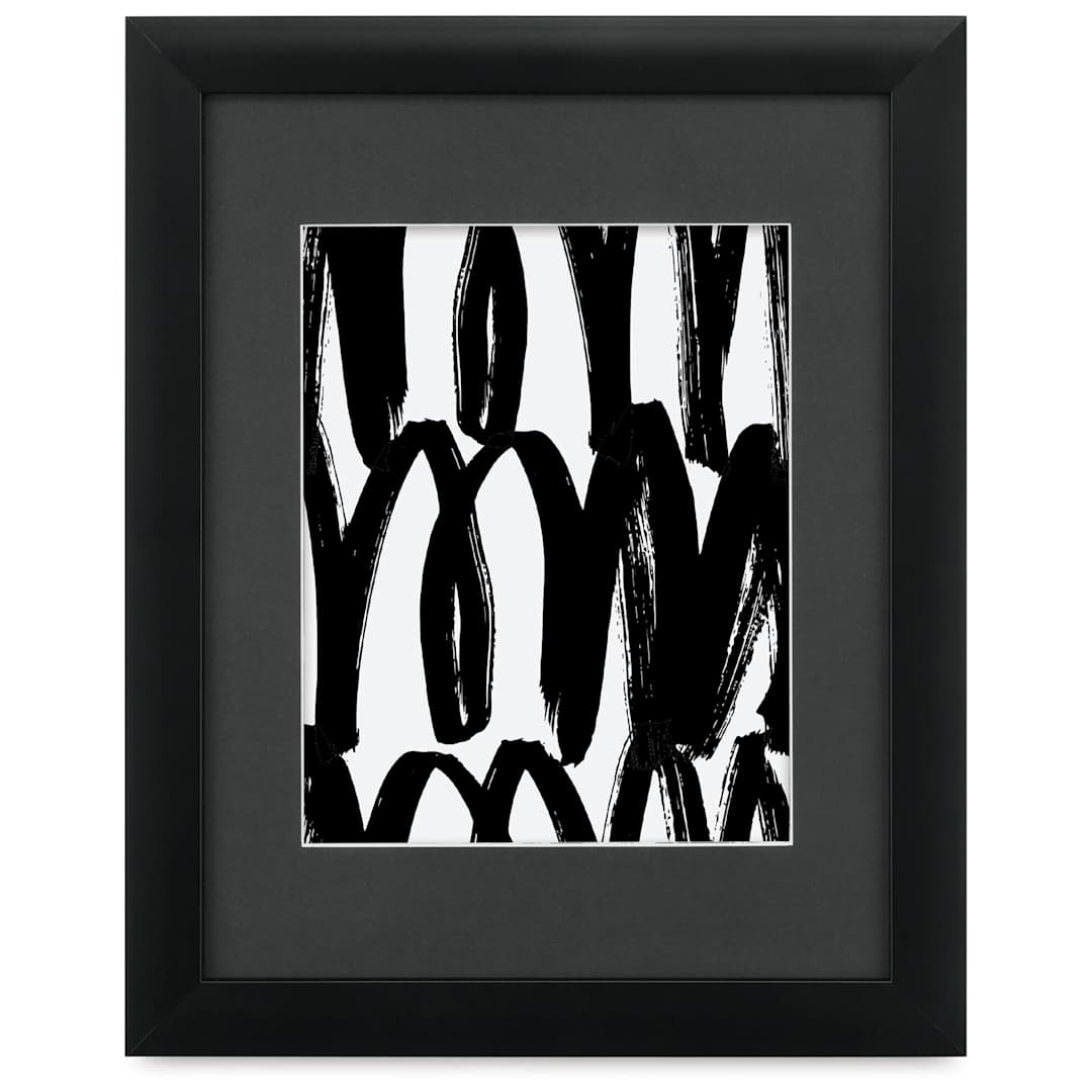 Open in modal - Blick Sheffield Frame - Black w/ Black Mat, 11" x 14"