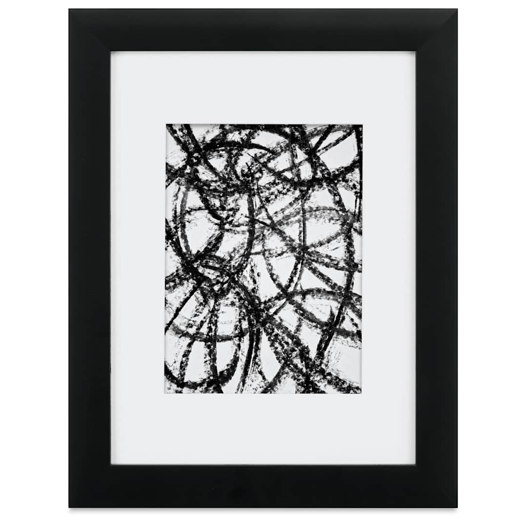 Open in modal - Blick Sheffield Frame-Black w/ White Mat, 9” x 12"