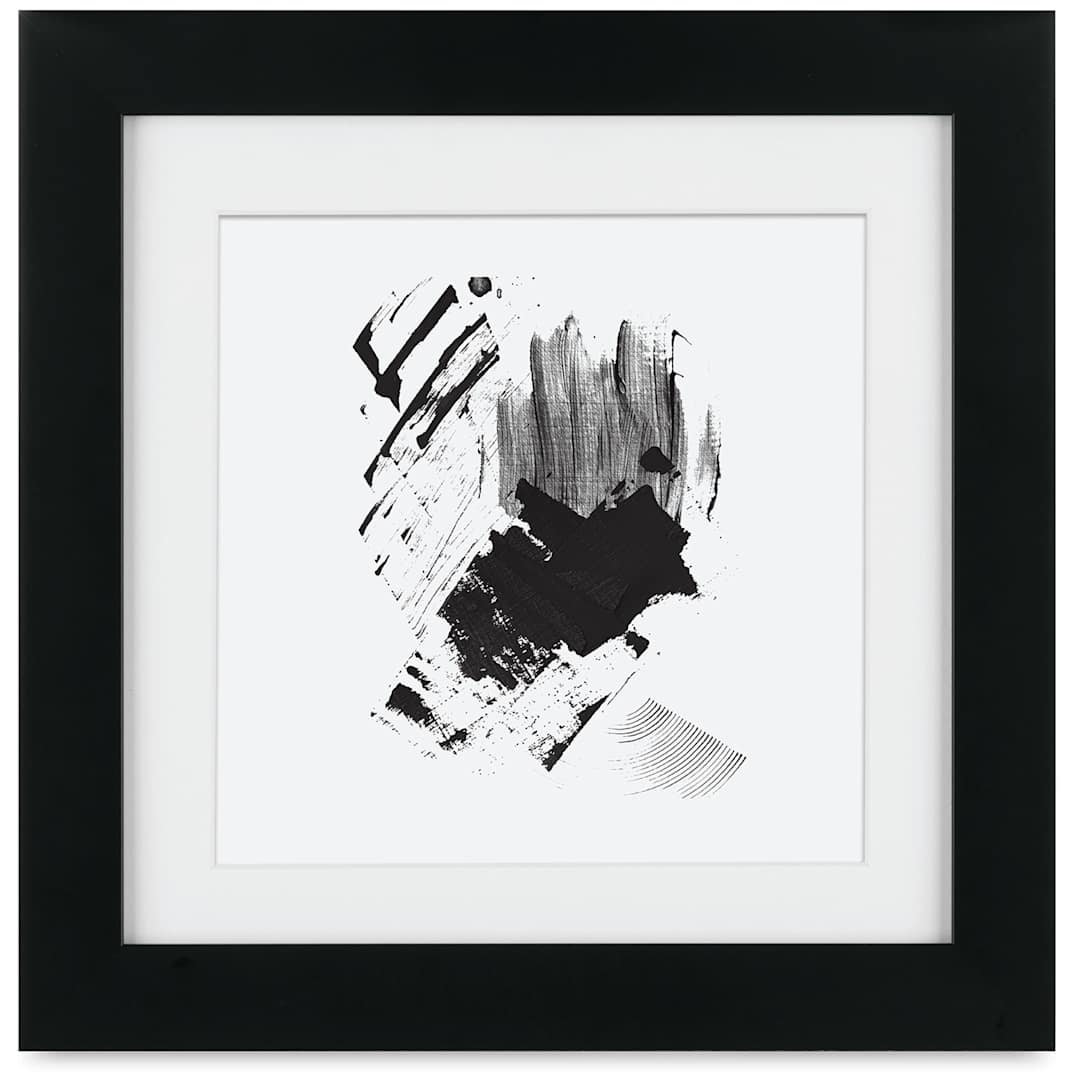 Open in modal - Blick Sheffield Frame-Black w/ White Mat, 10” x 10”