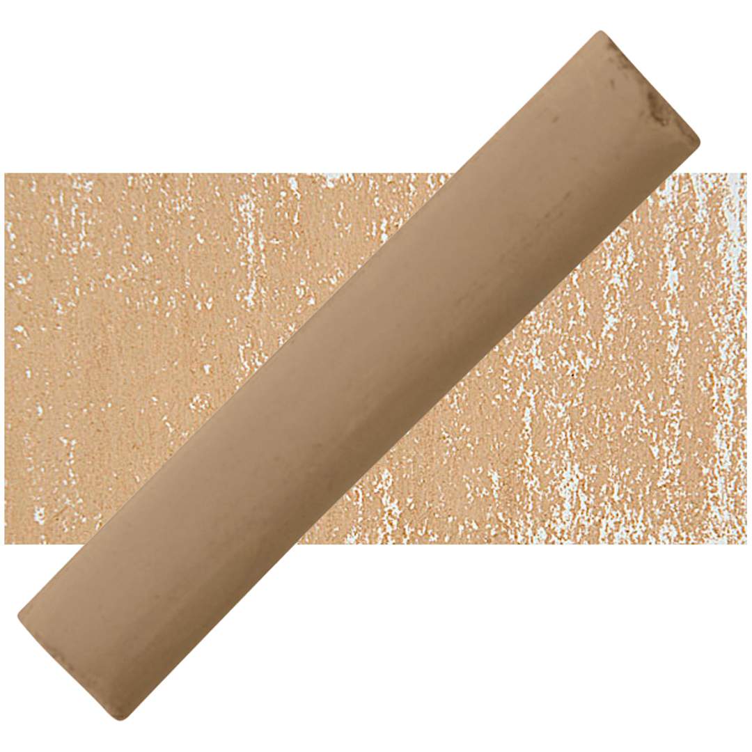 Open in modal - Blockx Soft Pastel - Burnt Sienna 424 pastel and swatch