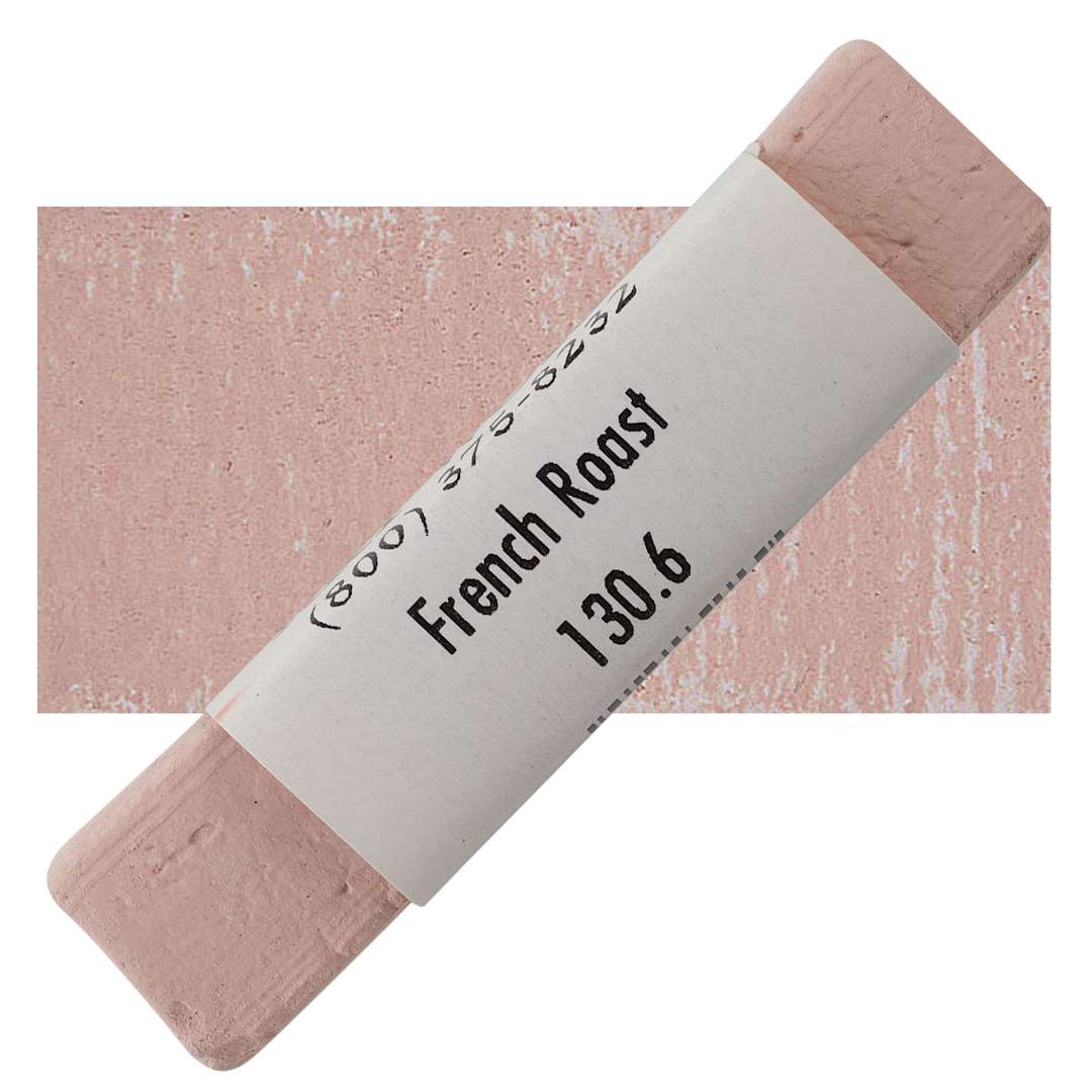 Open in modal - Great American Handmade Pastel - French Roast 6, 130.6 pastel and swatch