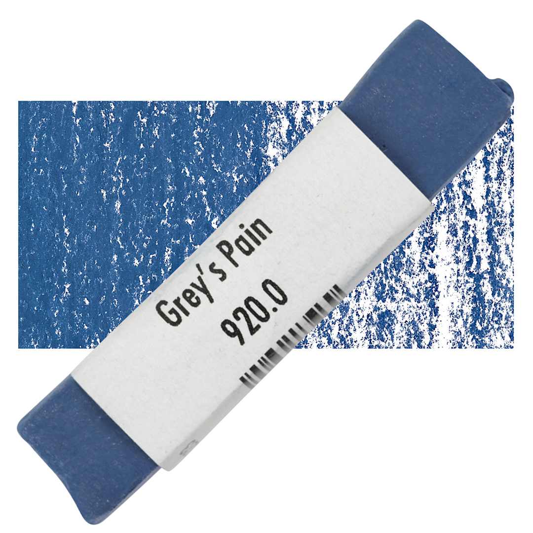 Open in modal - Great American Handmade Pastel - Grey's Pain 0, 920.0 pastel and swatch