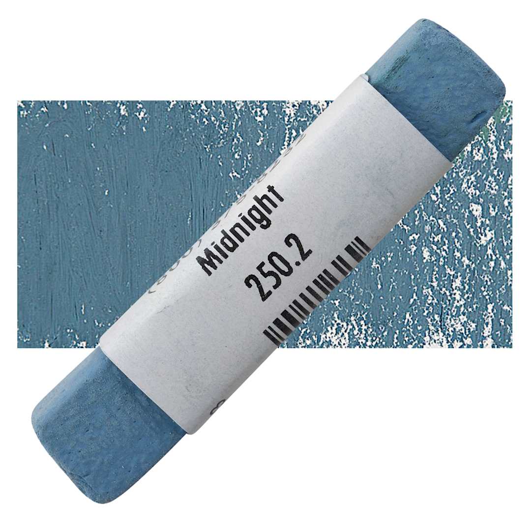 Open in modal - Great American Handmade Pastel - Midnight 2, 250.2 pastel and swatch