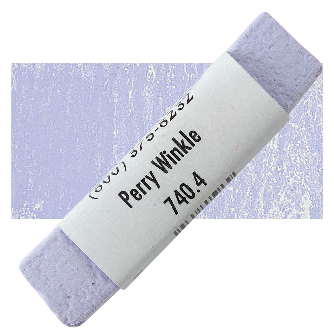 Open in modal - Great American Handmade Pastel - Perry Winkle 4, 740.4 pastel and swatch