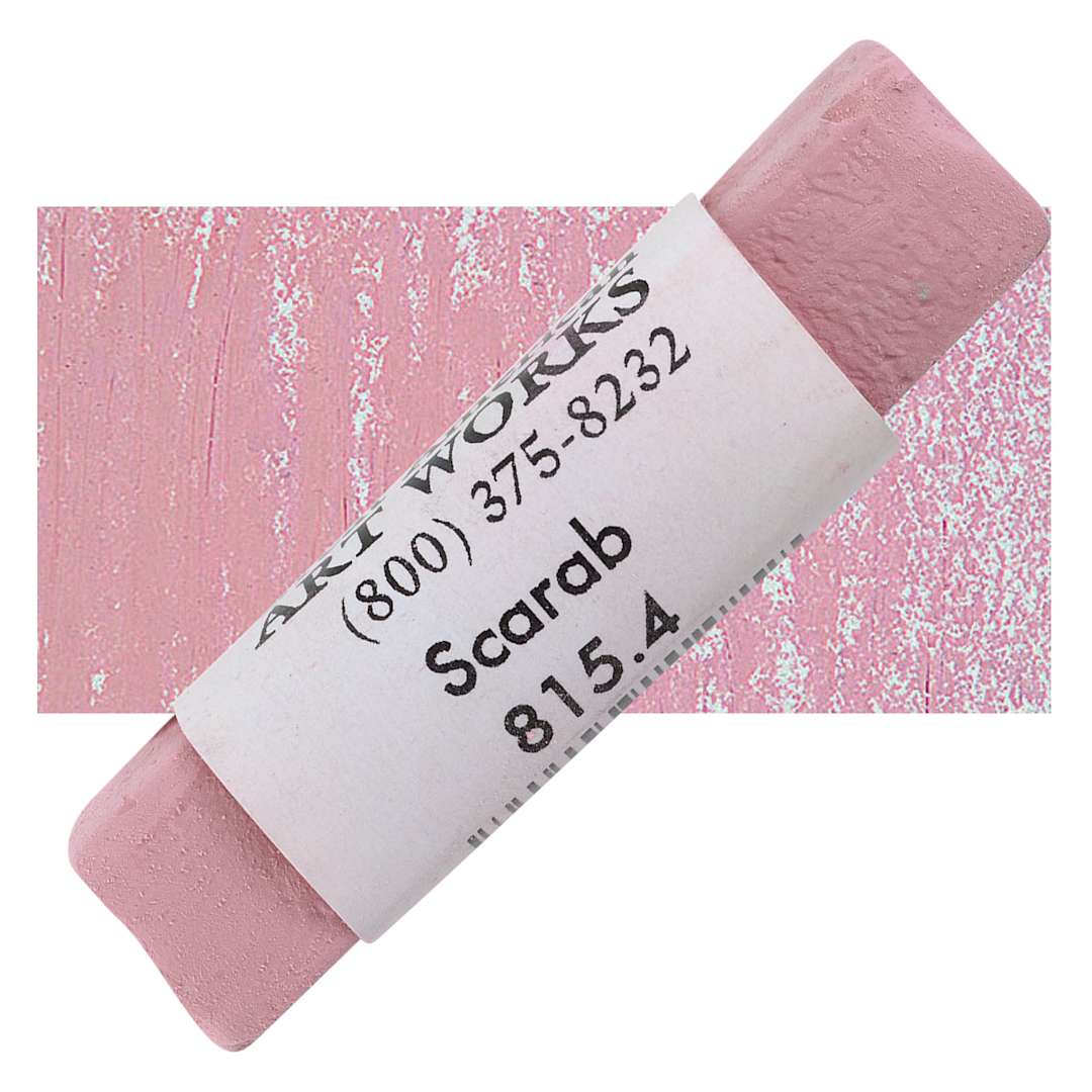 Open in modal - Great American Handmade Pastel - SOM Scarab 4, 815.4 pastel and swatch