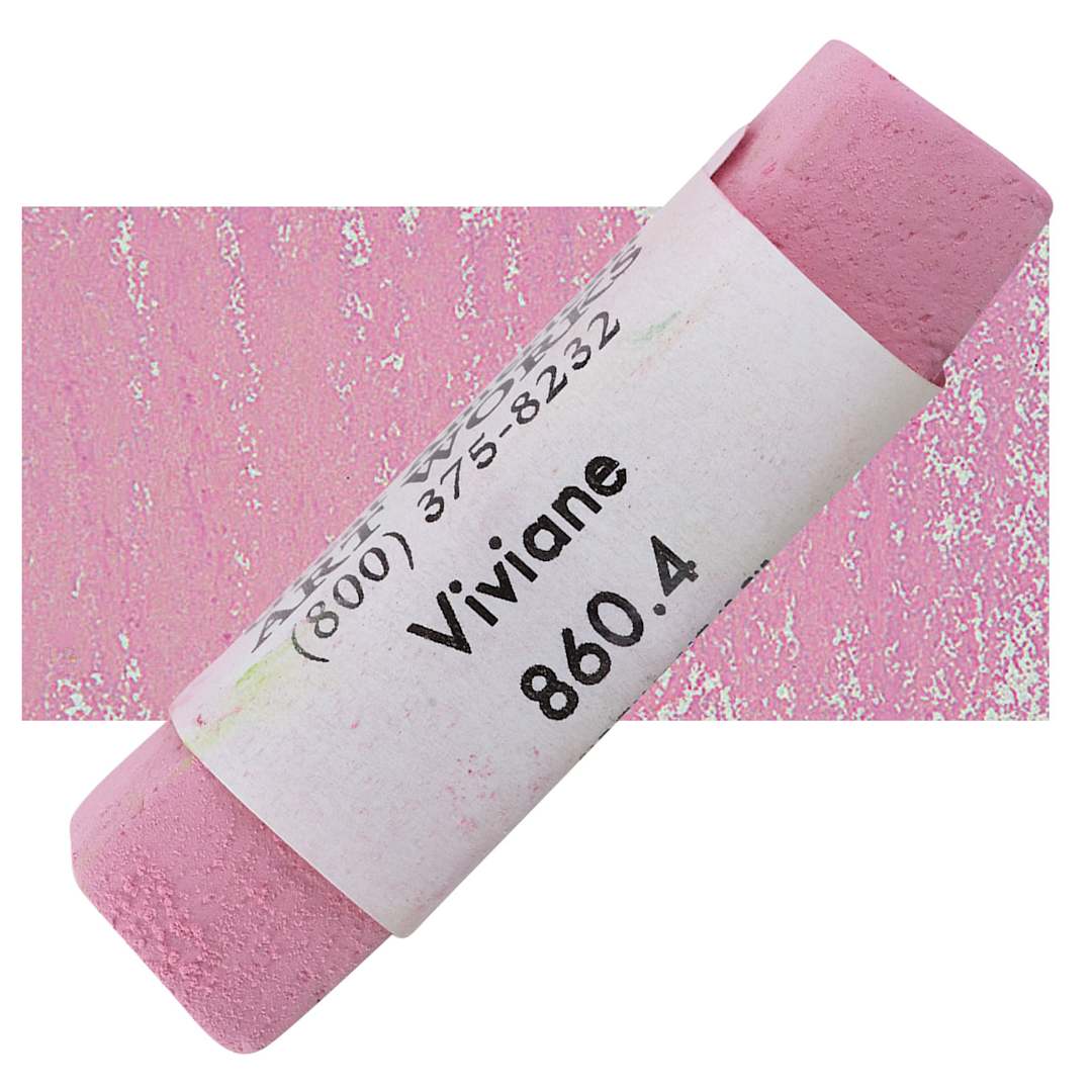 Open in modal - Great American Handmade Pastel - SOM Viviane 4, 860.4 pastel and swatch