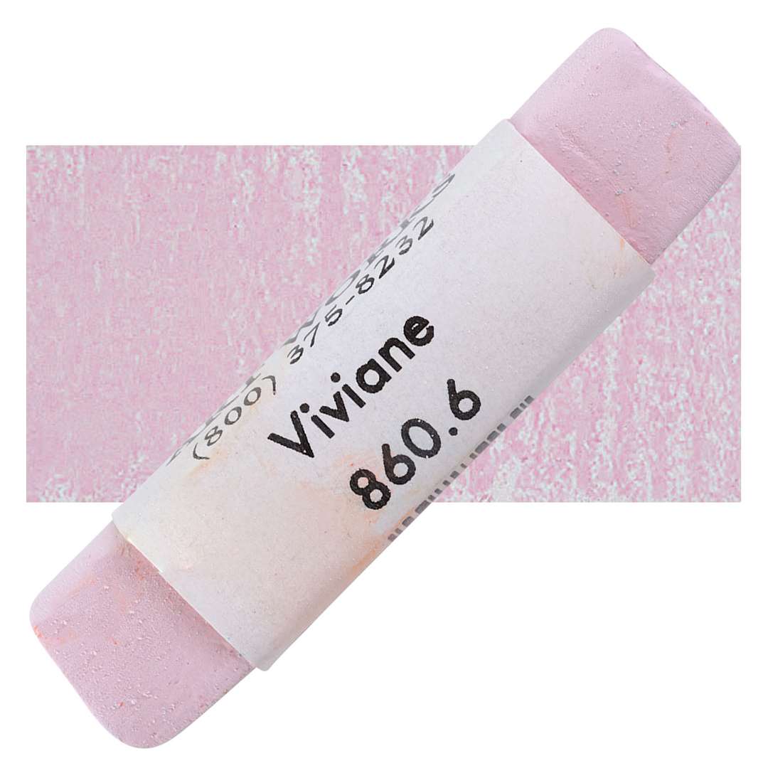Open in modal - Great American Handmade Pastel - SOM Viviane 6, 860.6 pastel and swatch