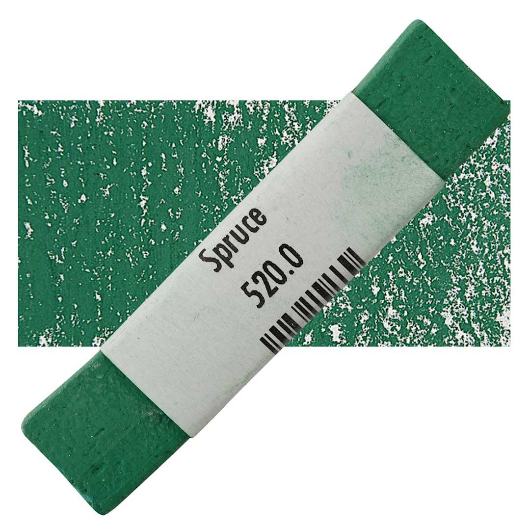 Open in modal - Great American Handmade Pastel - Spruce 0, 520.0 pastel and swatch