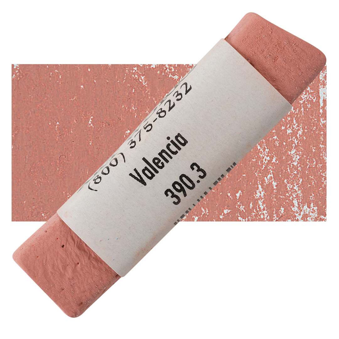 Open in modal - Great American Handmade Pastel - Valencia 3, 390.3 pastel and swatch