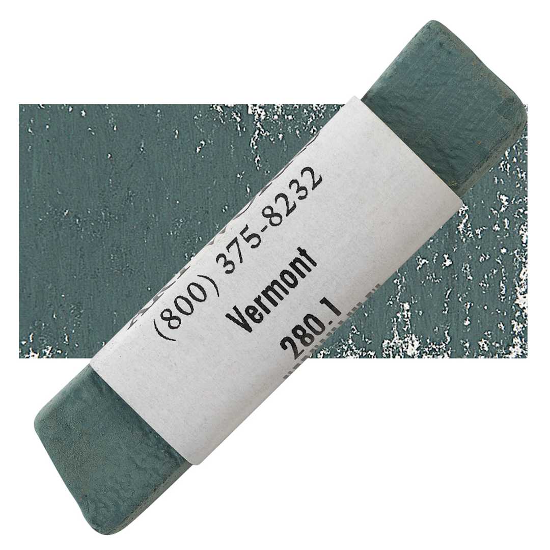 Open in modal - Great American Handmade Pastel - Vermont 1, 280.1 pastel and swatch