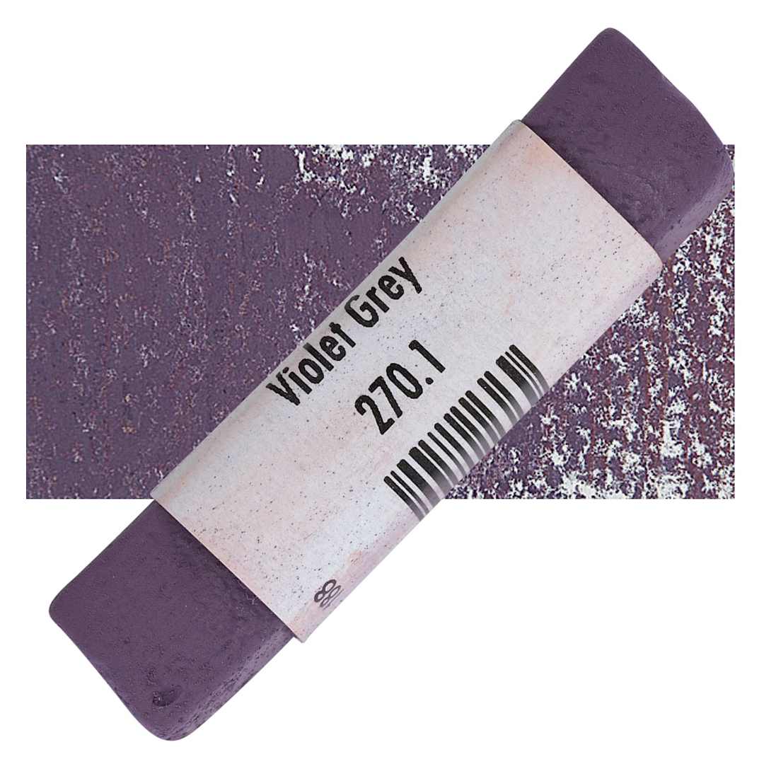 Open in modal - Great American Handmade Pastel - Violet Gray 1, 270.1 pastel and swatch