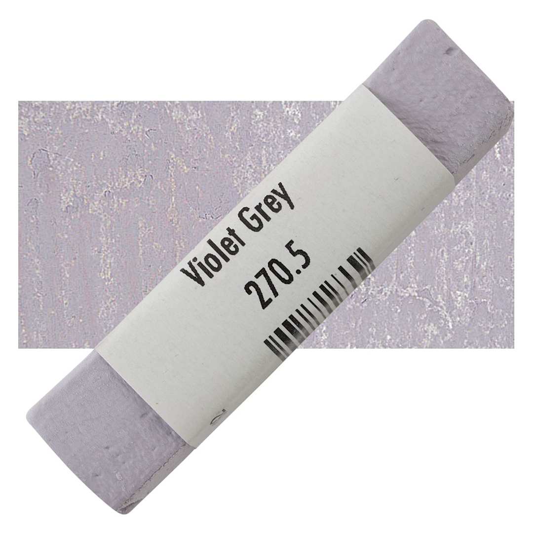 Open in modal - Great American Handmade Pastel - Violet Gray 5, 270.5 pastel and swatch