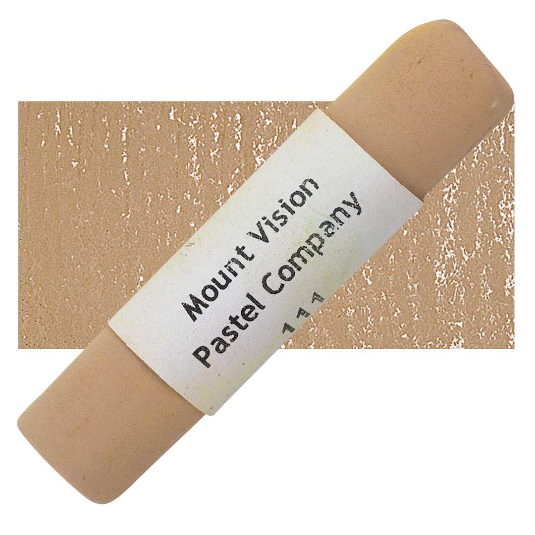 Open in modal - Mount Vision Handmade Pastel - Burnt Umber 111 pastel and swatch