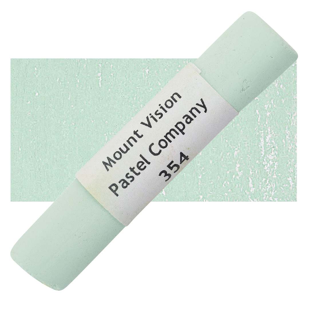 Open in modal - Mount Vision Handmade Pastel - Chromium Oxide Green 354 pastel and swatch