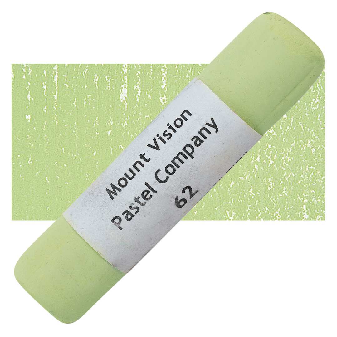Open in modal - Mount Vision Handmade Pastel - Cool Grass Green 62 pastel and swatch