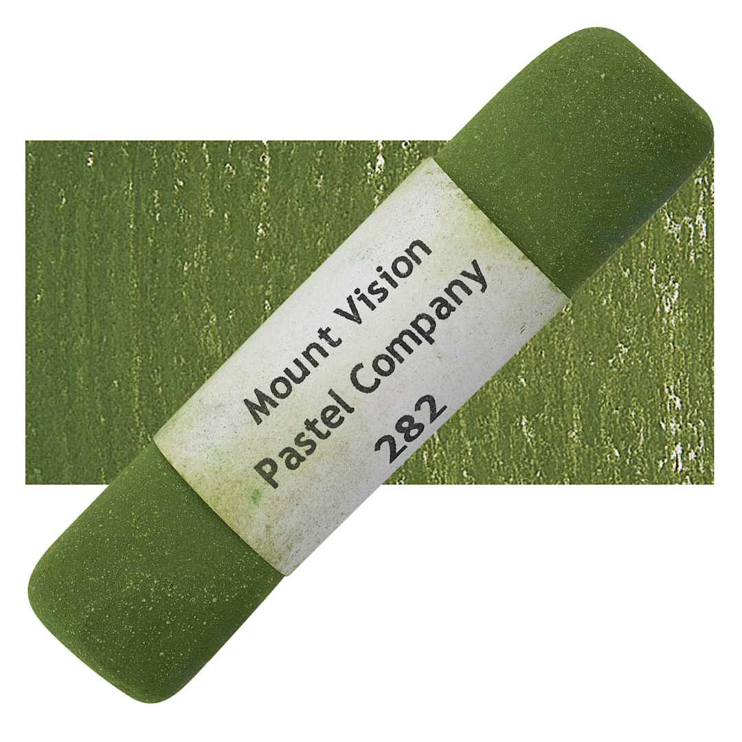 Open in modal - Mount Vision Handmade Pastel - Green Earth 282 pastel and swatch