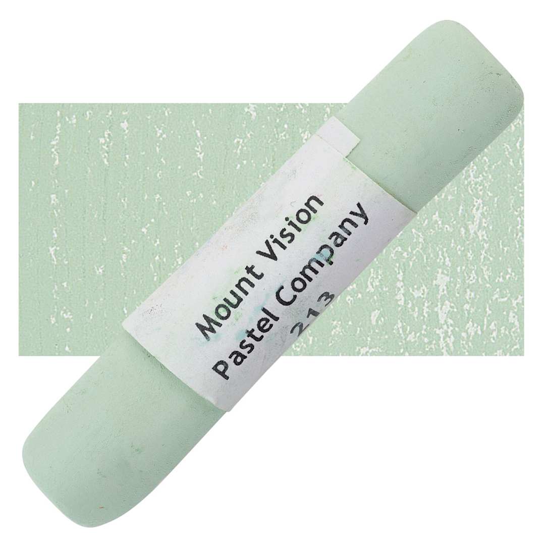 Open in modal - Mount Vision Handmade Pastel - Green Umber 213 pastel and swatch