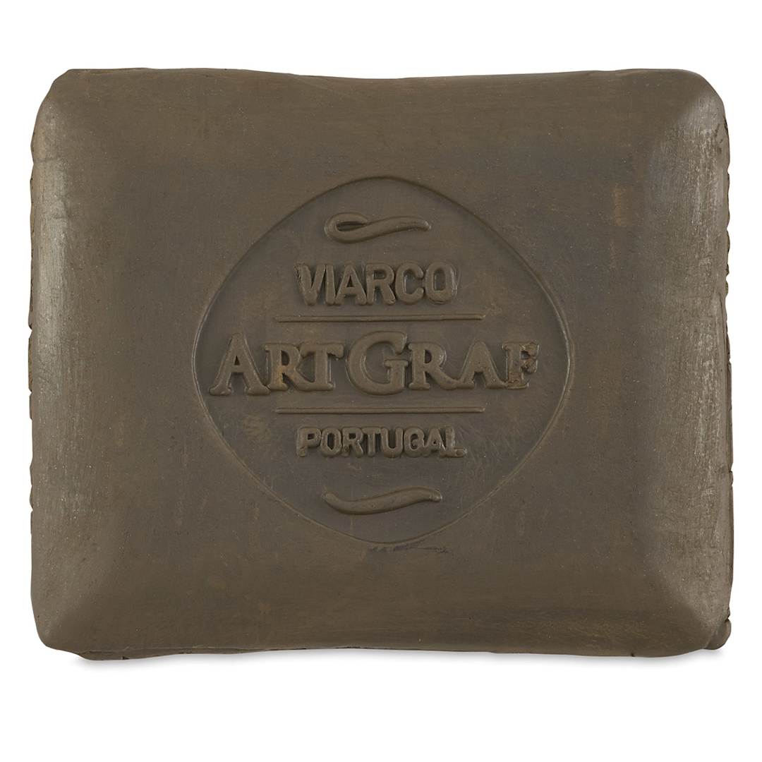 Open in modal - ArtGraf Viarco Pigmented Tailor Chalk - Front view of Sepia chalk