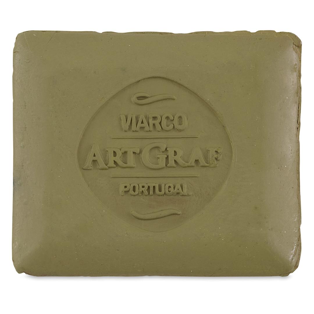 Open in modal - ArtGraf Viarco Pigmented Tailor Chalk - Front view of Ochre chalk