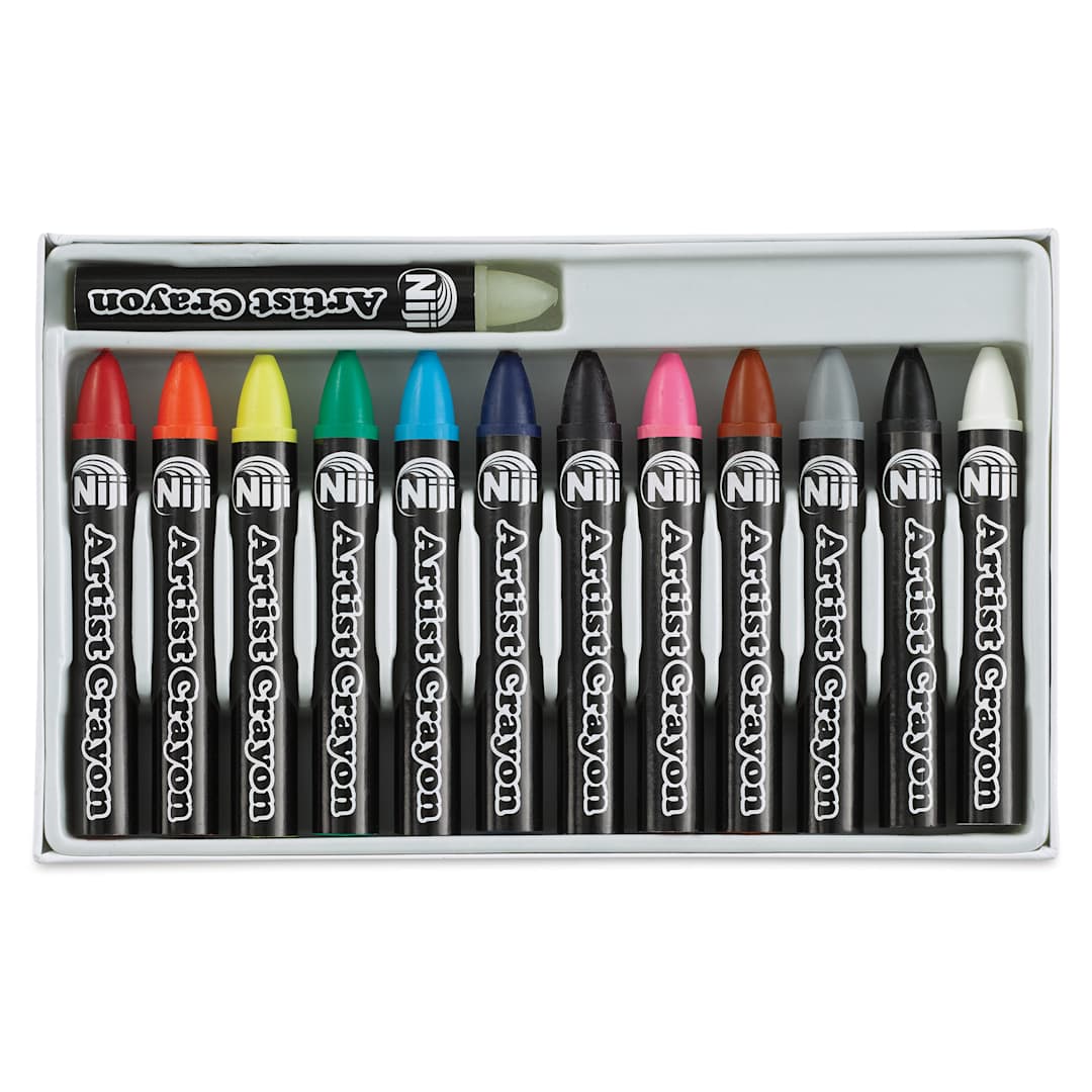 Open in modal - Niji Artist Crayons - Set of 12 (set contents)