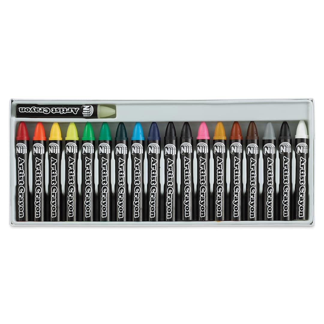 Open in modal - Niji Artist Crayons - Set of 18 (set contents)