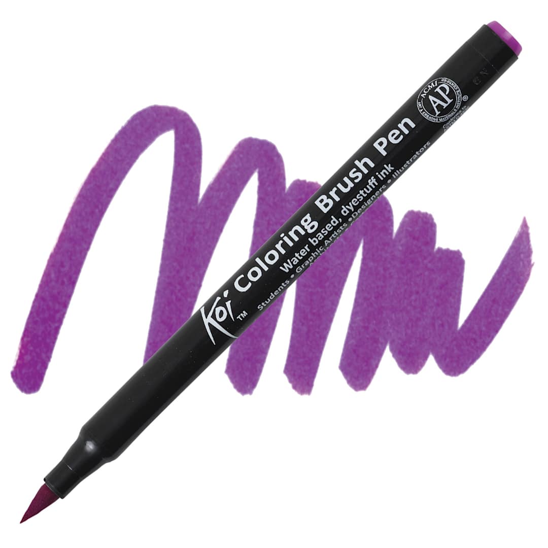 Open in modal - Sakura Koi Coloring Brush Pen - Iris pen and swatch