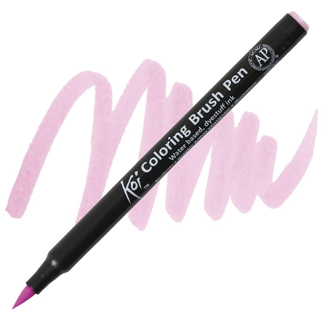 Open in modal - Sakura Koi Coloring Brush Pen - Lilac pen and swatch