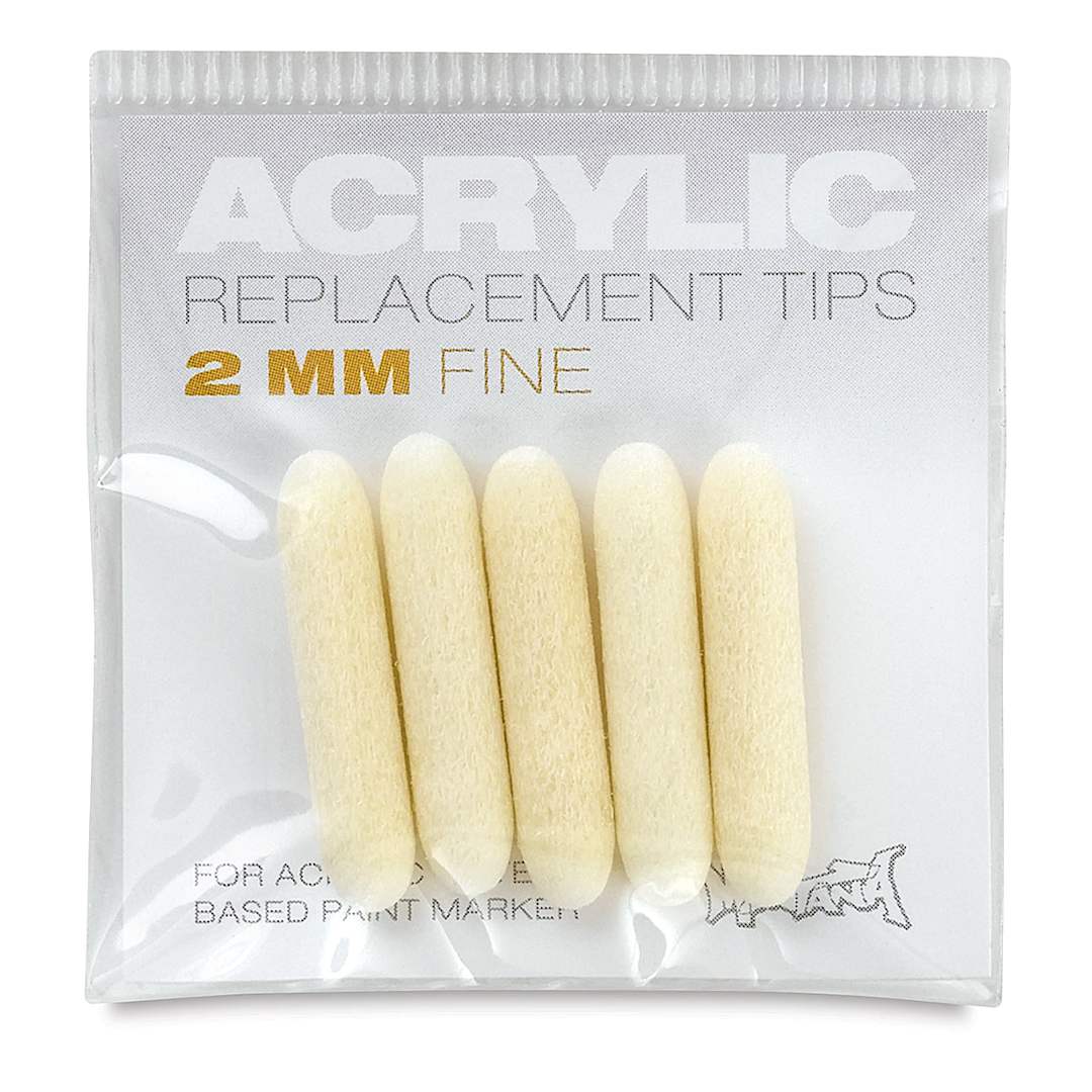 Open in modal - Montana Acrylic Marker Replacement Nib - 2 mm Tip, Pkg of 5 (in packaging)
