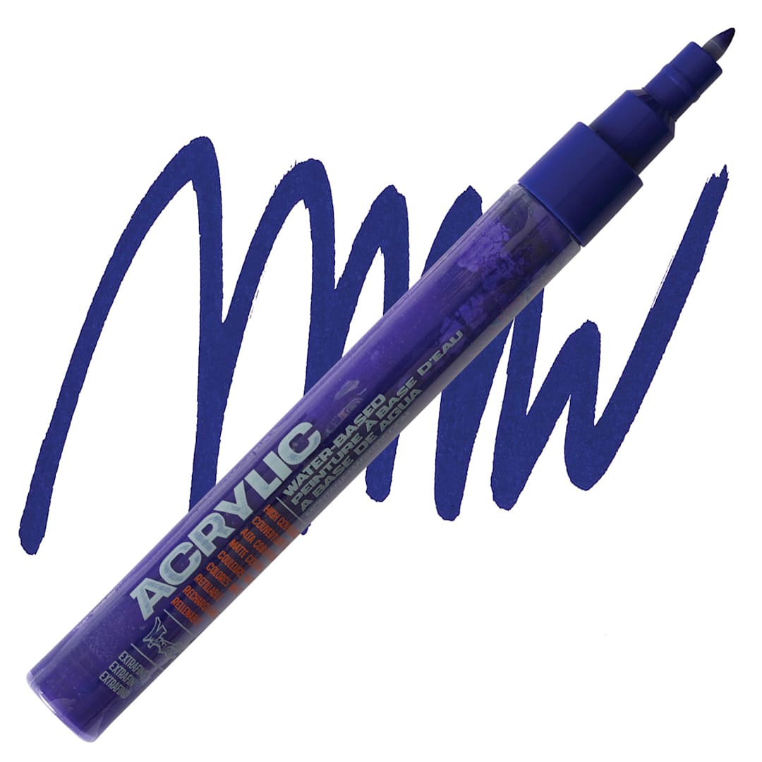 Open in modal - Montana Acrylic Marker - 0.7 mm, Shock Lilac marker and swatch
