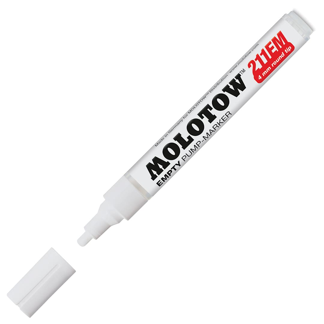 Open in modal - Molotow Empty Marker - 4 mm Tip, Bullet Tip