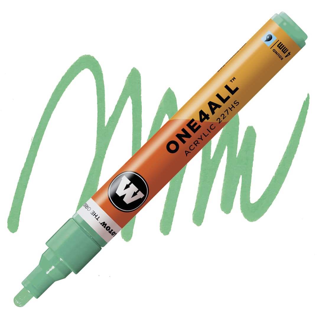 Open in modal - Molotow One4All Acrylic Marker - 4 mm, Calypso Middle marker and swatch