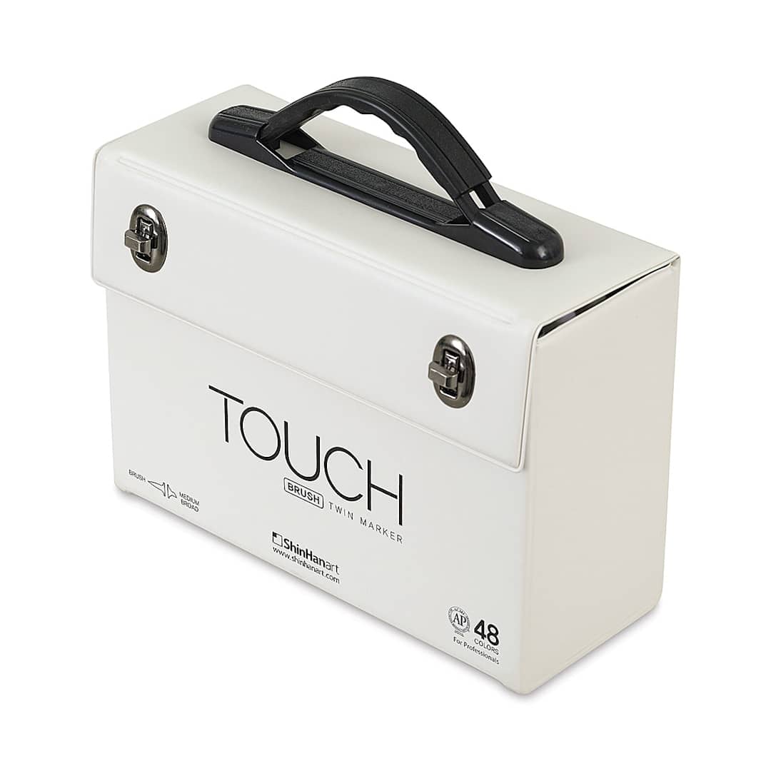 Open in modal - Shinhan Touch Twin Brush Markers - Assorted, Set of 48