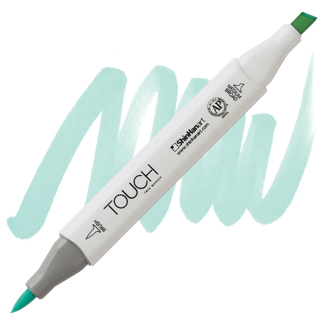 Open in modal - ShinHan Touch Twin Brush Marker - Cool Shadow marker and swatch