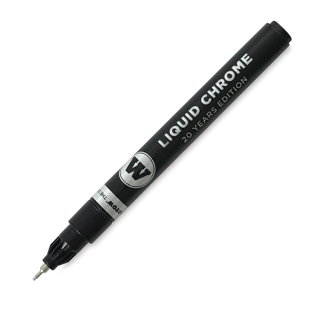 Open in modal - Molotow Liquid Chrome Marker - 1 mm, cap off