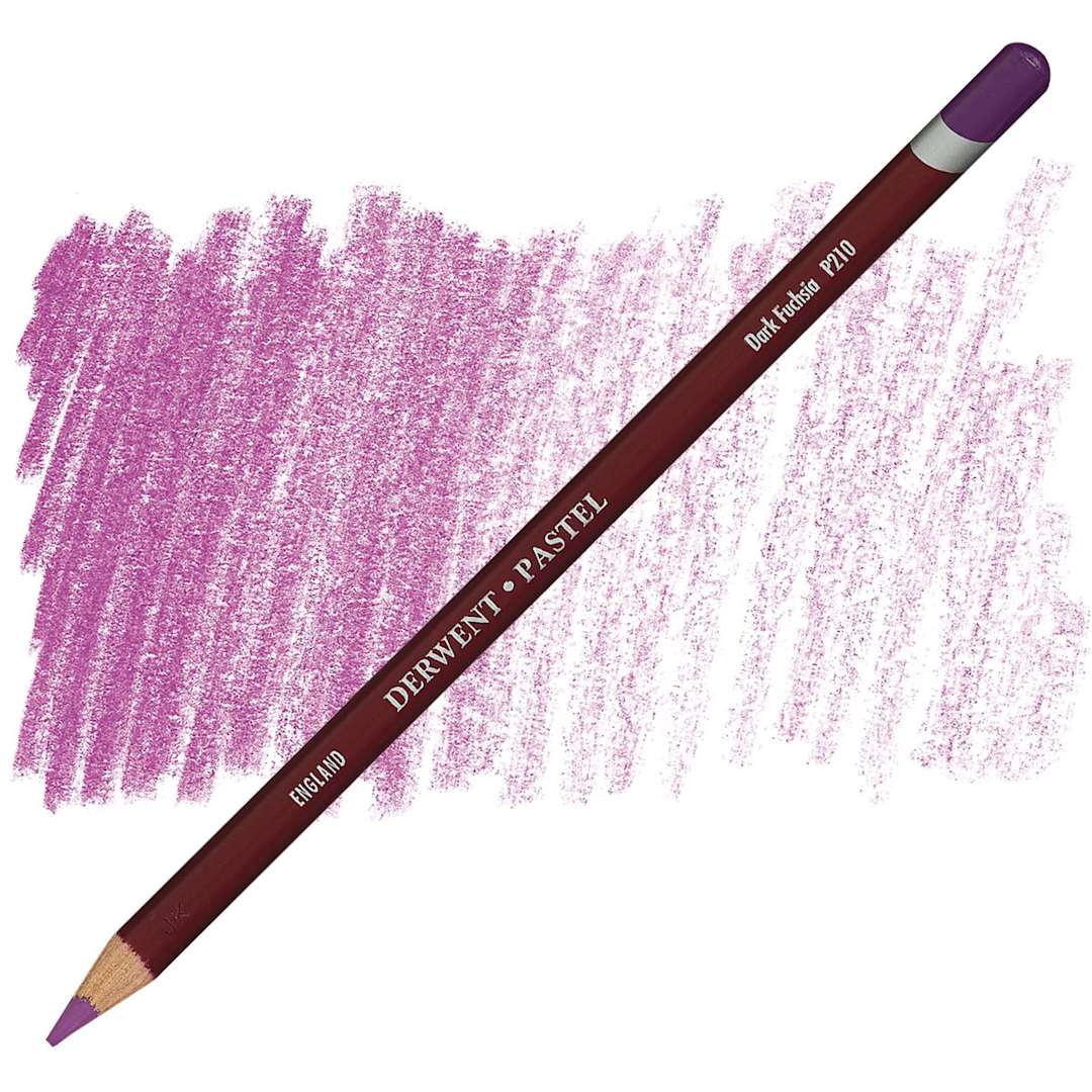 Open in modal - Derwent Pastel Pencil - Dark Fuchsia pencil and swatch