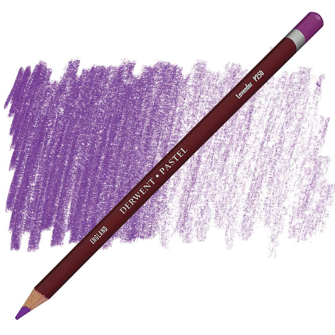 Open in modal - Derwent Pastel Pencil - Lavender pencil and swatch