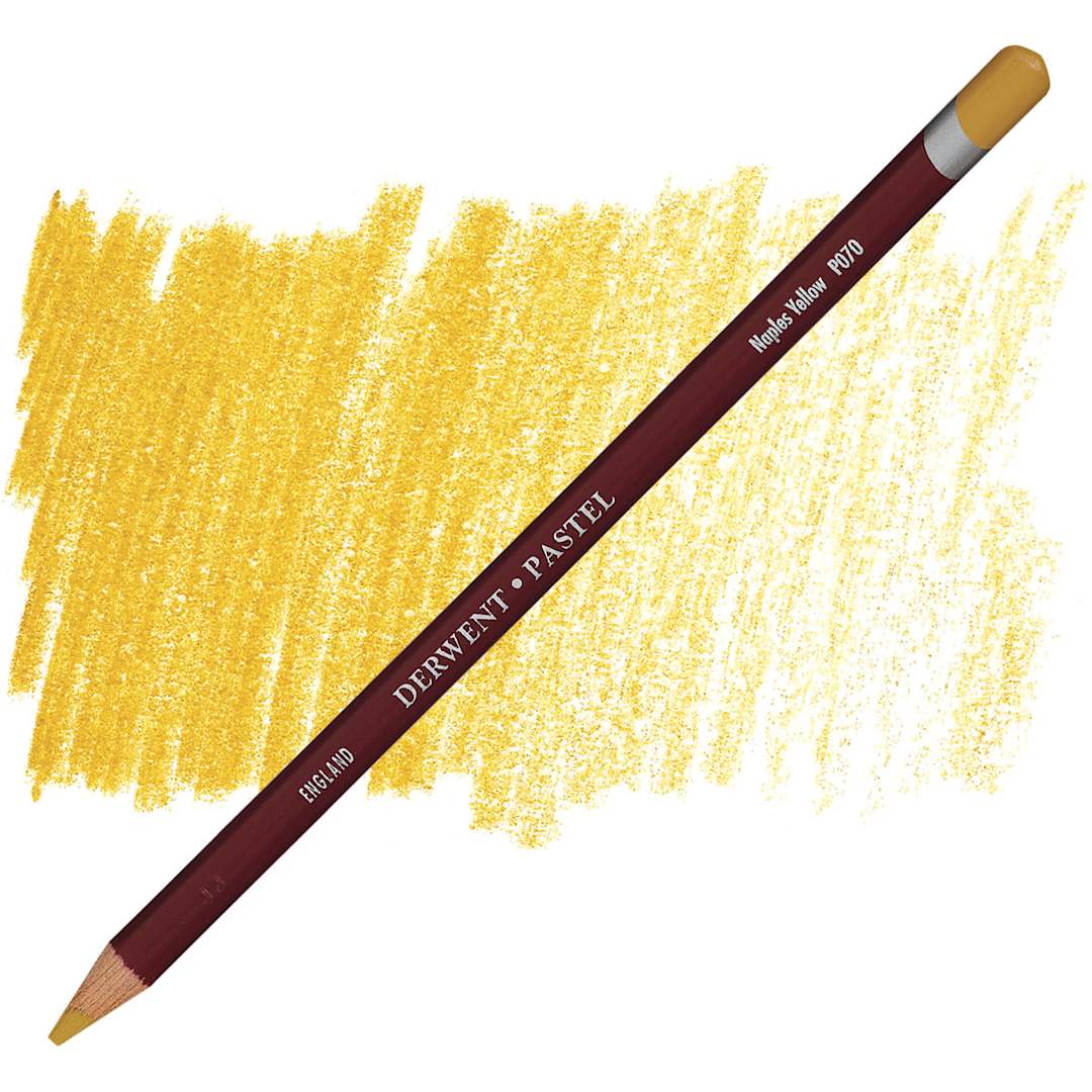 Open in modal - Derwent Pastel Pencil - Naples Yellow pencil and swatch