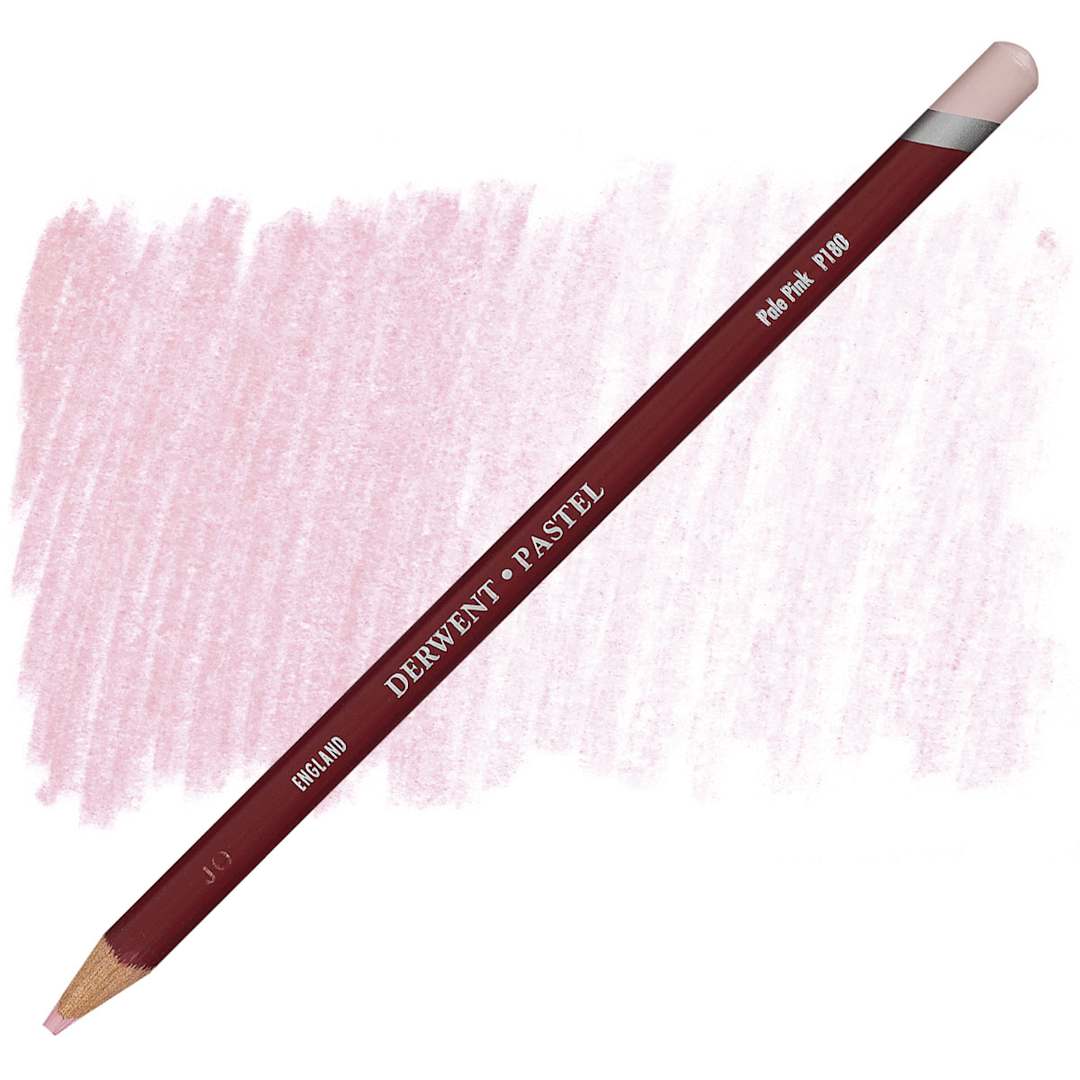 Open in modal - Derwent Pastel Pencil - Pale Pink pencil and swatch