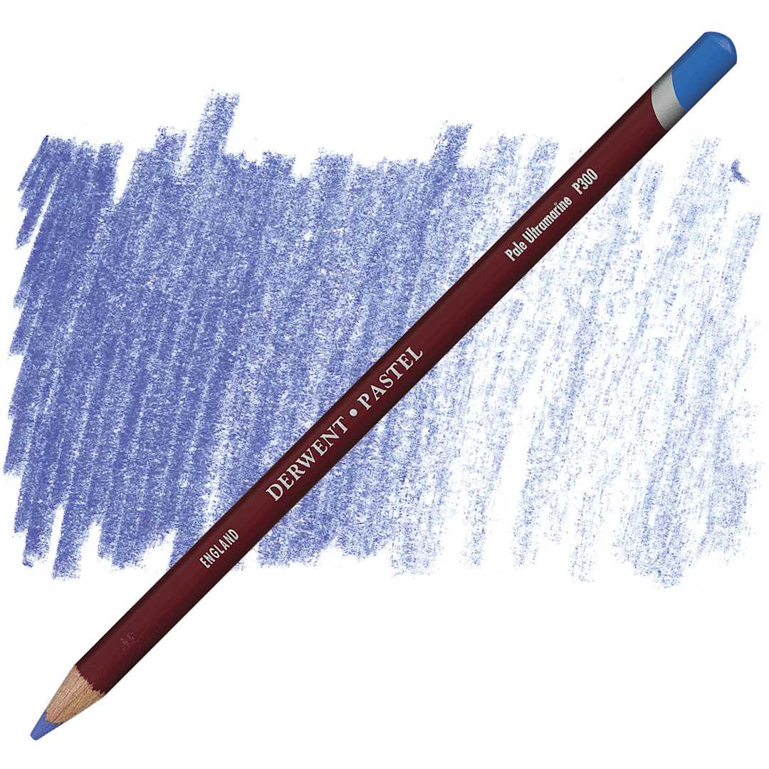Open in modal - Derwent Pastel Pencil - Pale Ultramarine pencil and swatch