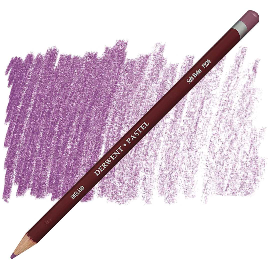Open in modal - Derwent Pastel Pencil - Soft Violet pencil and swatch