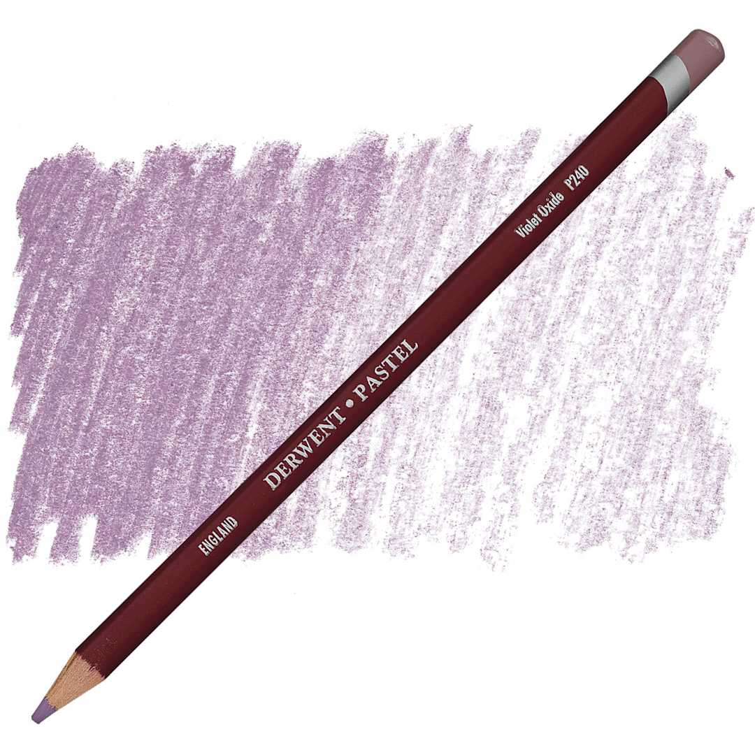 Open in modal - Derwent Pastel Pencil - Violet Oxide pencil and swatch