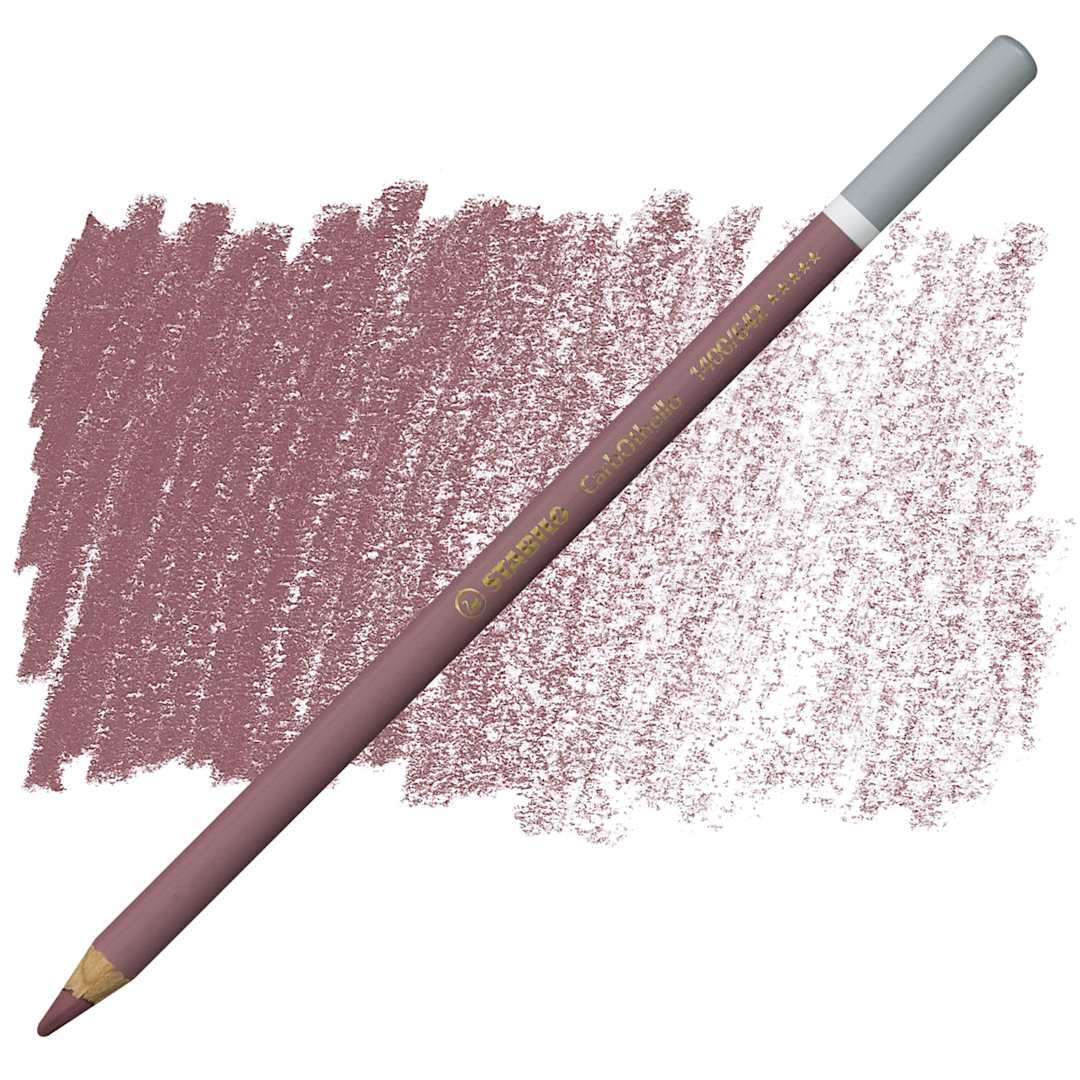 Open in modal - Stabilo CarbOthello Pastel Pencil - Caput Mortuum Violet Light pencil and swatch