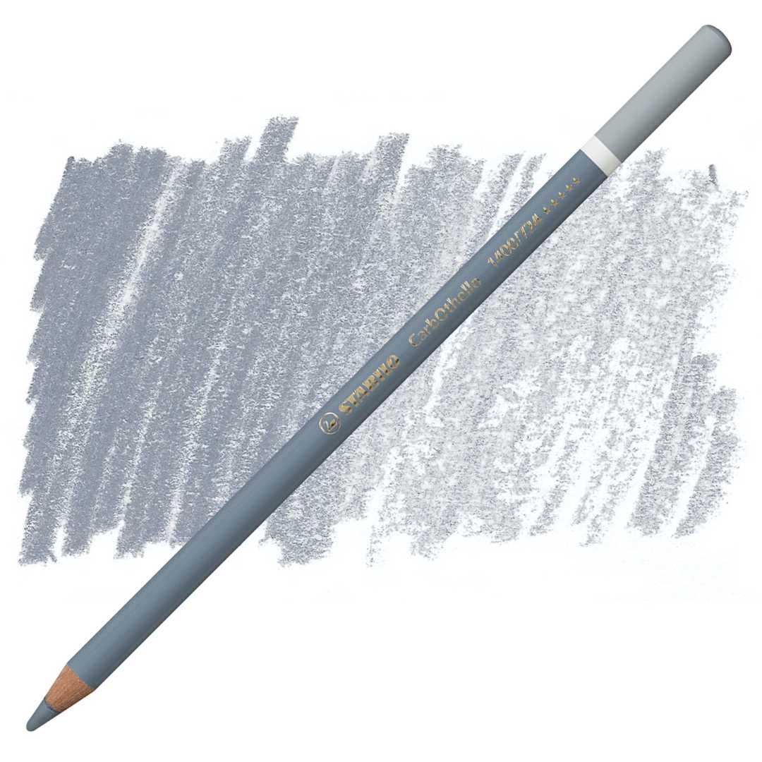 Open in modal - Stabilo CarbOthello Pastel Pencil - Cold Gray 3 pencil and swatch