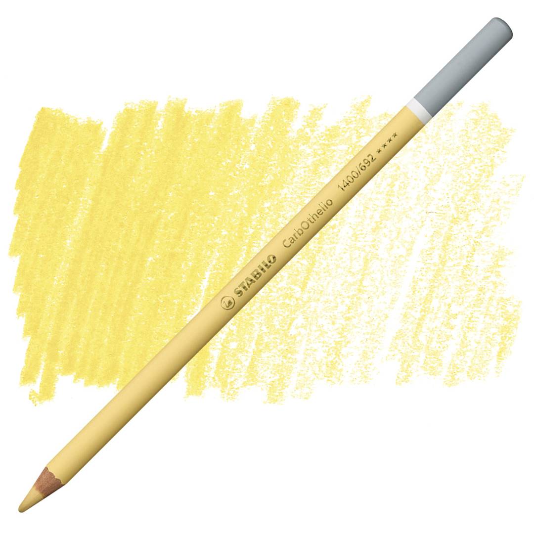 Open in modal - Stabilo CarbOthello Pastel Pencil - Golden Ochre Light pencil and swatch
