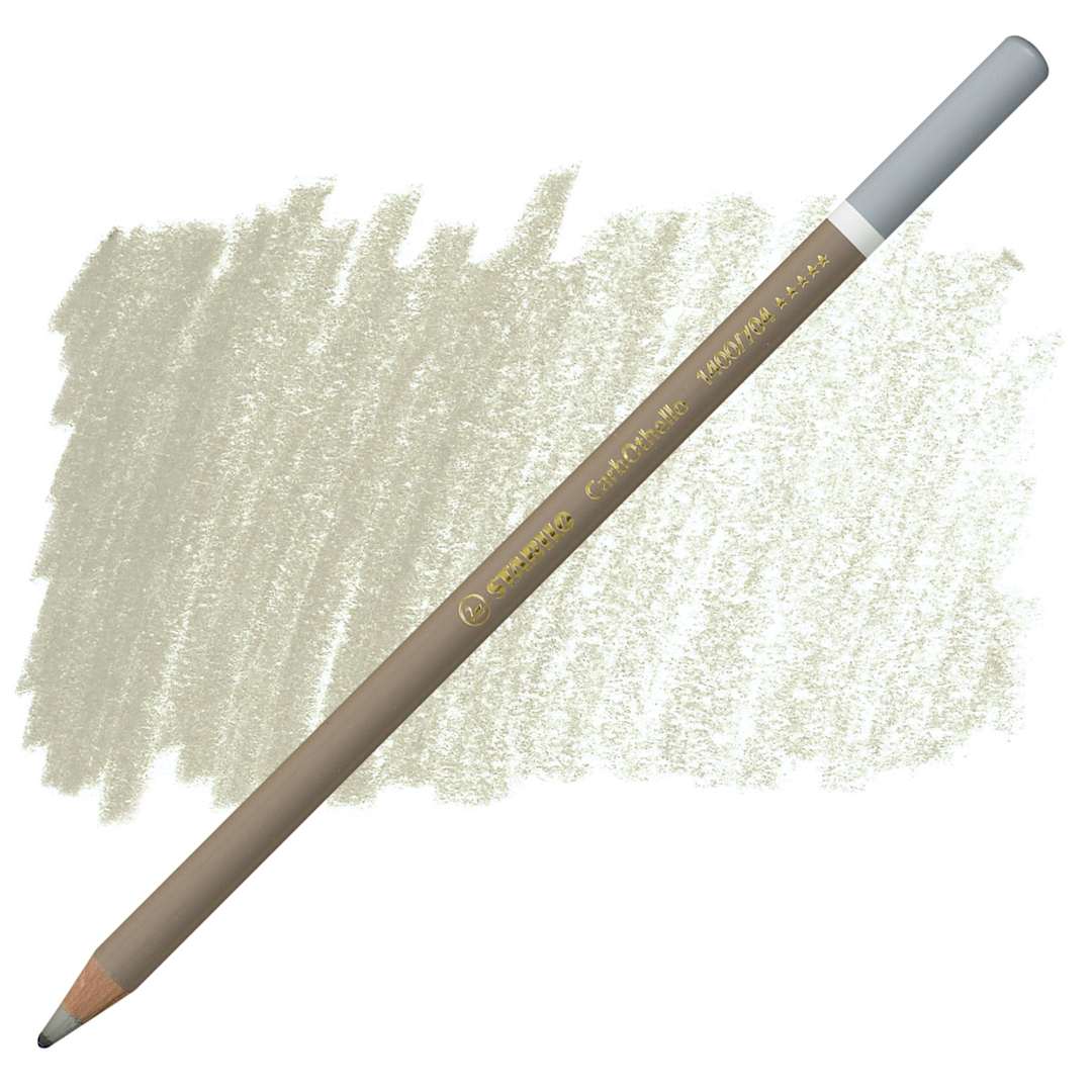 Open in modal - Stabilo CarbOthello Pastel Pencil - Gray 3 pencil and swatch