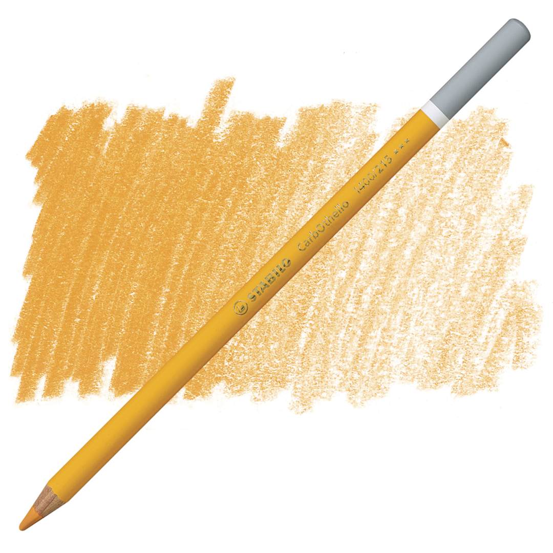 Open in modal - Stabilo CarbOthello Pastel Pencil - Indian Yellow pencil and swatch