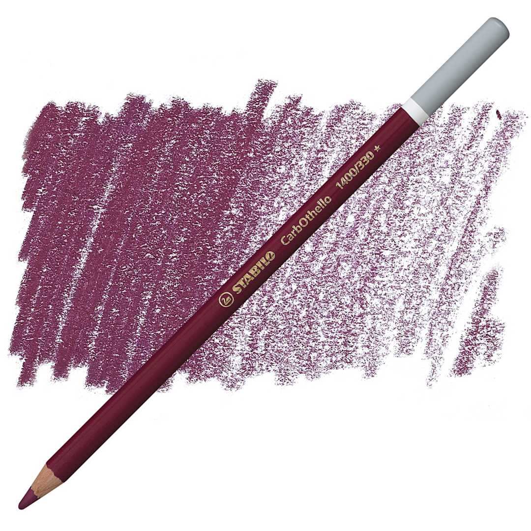 Open in modal - Stabilo CarbOthello Pastel Pencil - Purple pencil and swatch