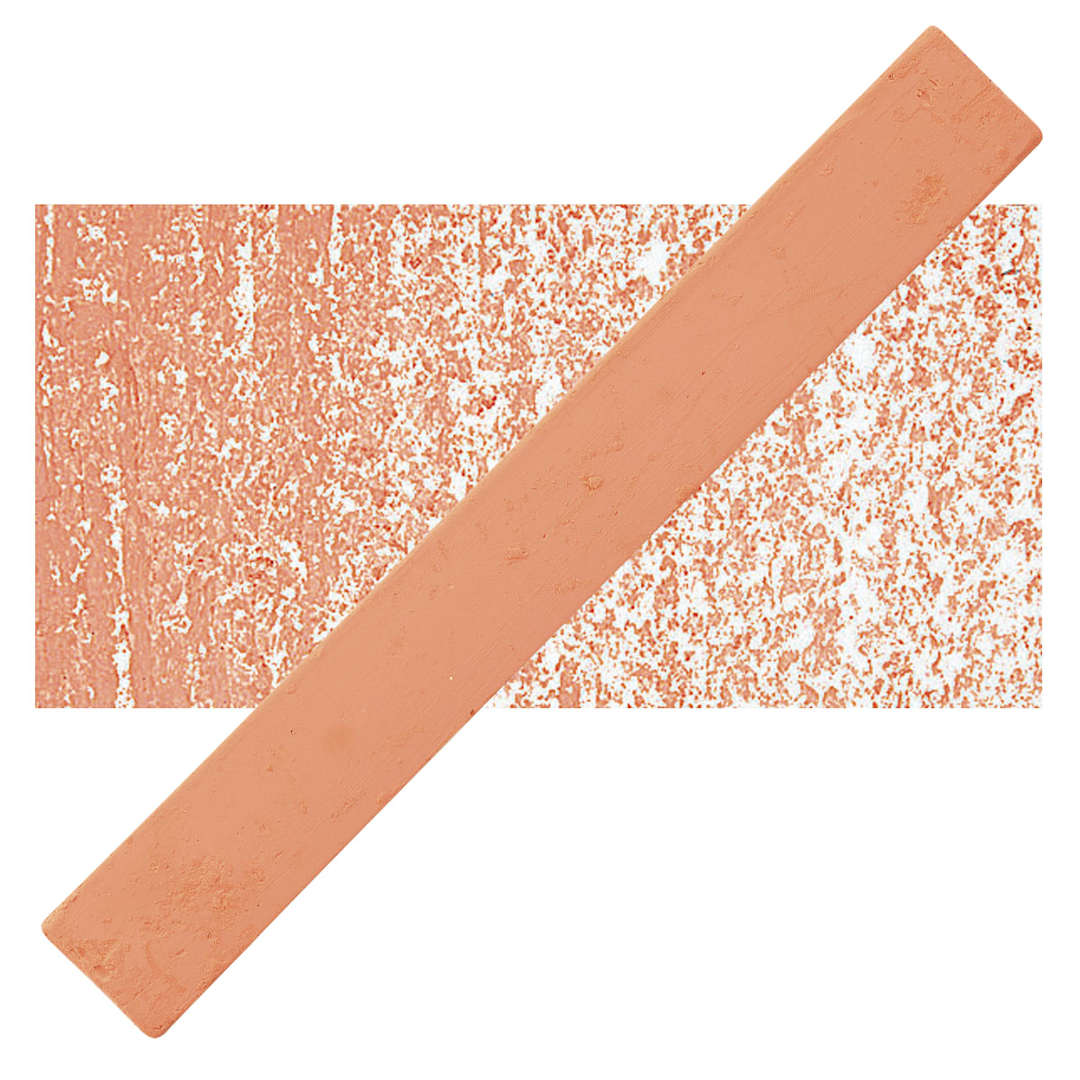 Open in modal - Holbein Artists’ Oil Pastel - Antique Orange 3 oil pastel and swatch