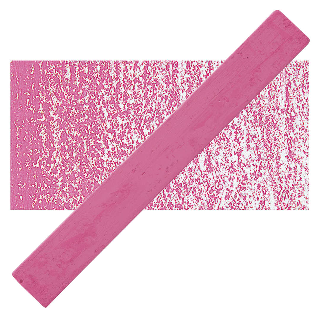 Open in modal - Holbein Artists’ Oil Pastel - Carmine 3 oil pastel and swatch